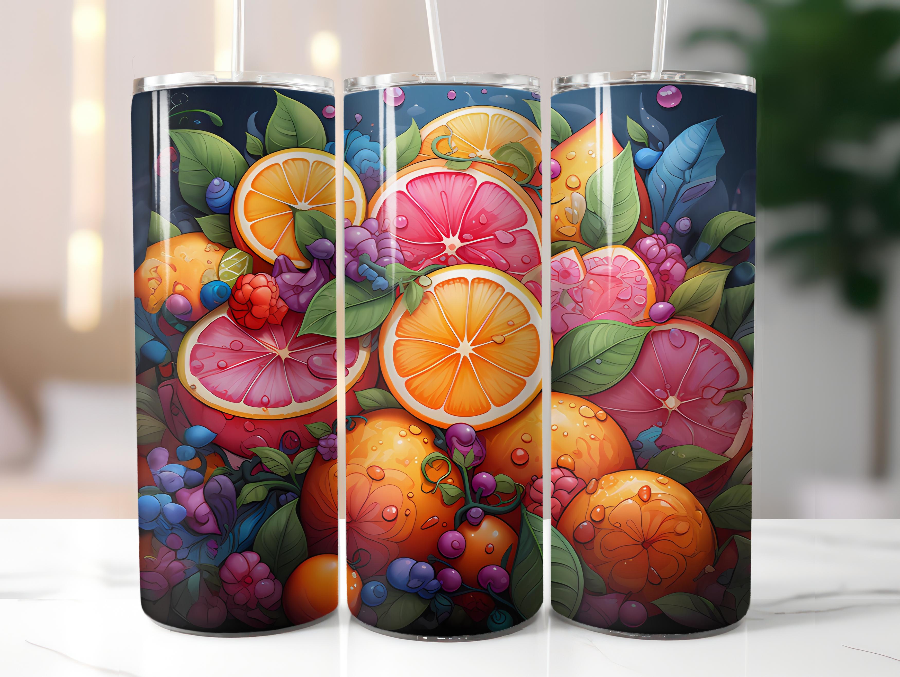 Kawaii Fruits 2 Tumbler Wrap - CraftNest