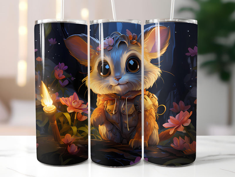 Kawaii Jungle 2 Tumbler Wrap - CraftNest