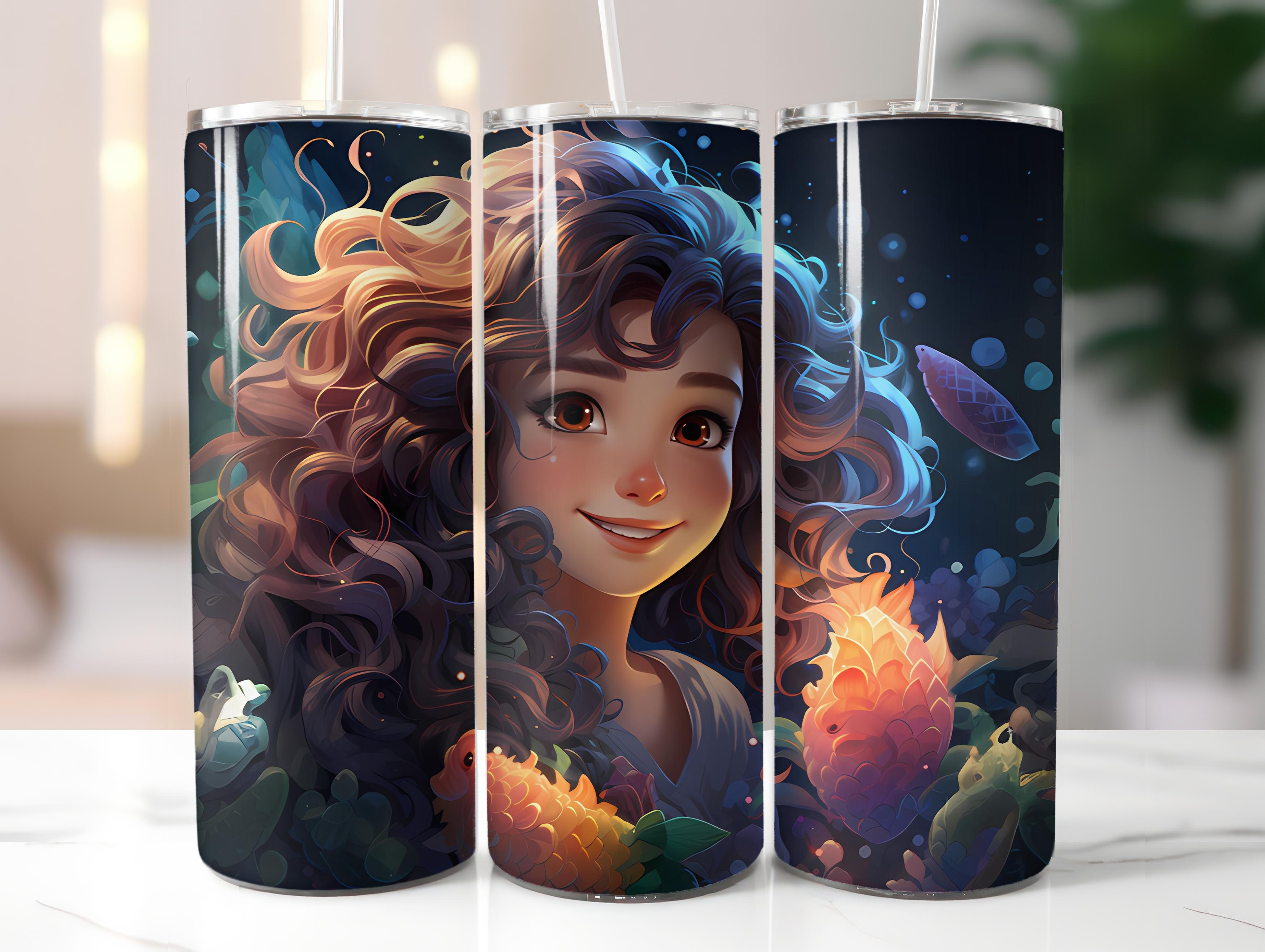 Kawaii Mermaids 1 Tumbler Wrap - CraftNest