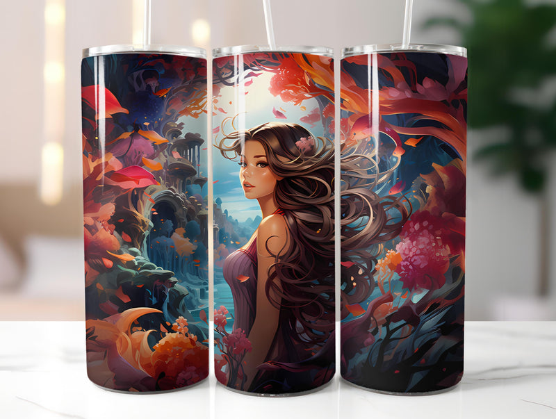 Kawaii Mermaids 1 Tumbler Wrap - CraftNest