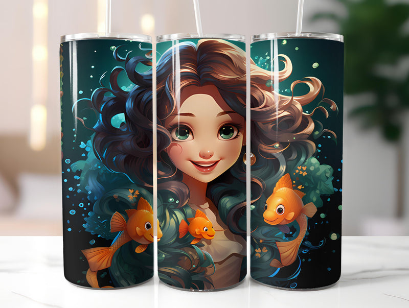 Kawaii Mermaids 2 Tumbler Wrap - CraftNest