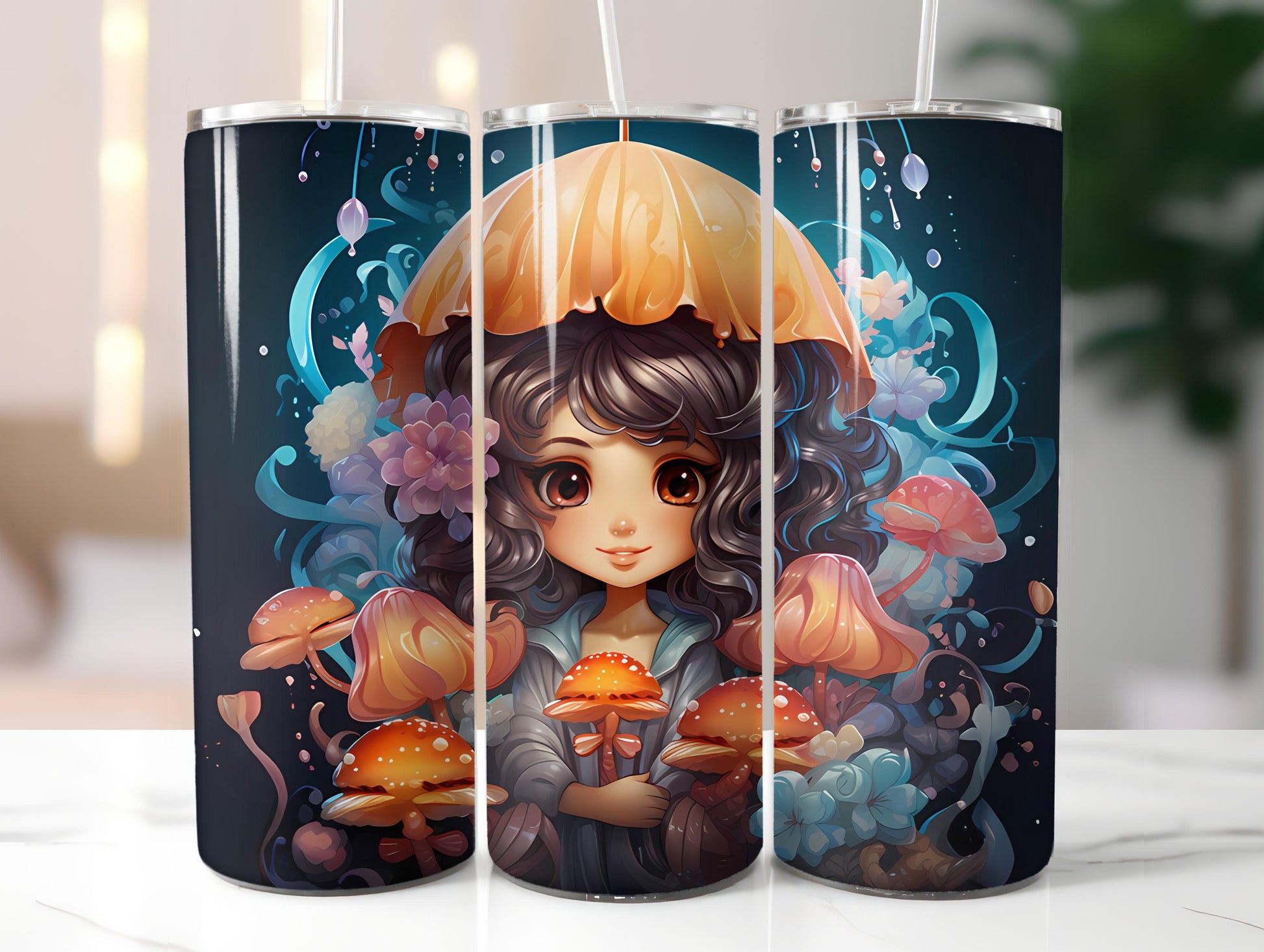 Kawaii Mermaids 2 Tumbler Wrap - CraftNest