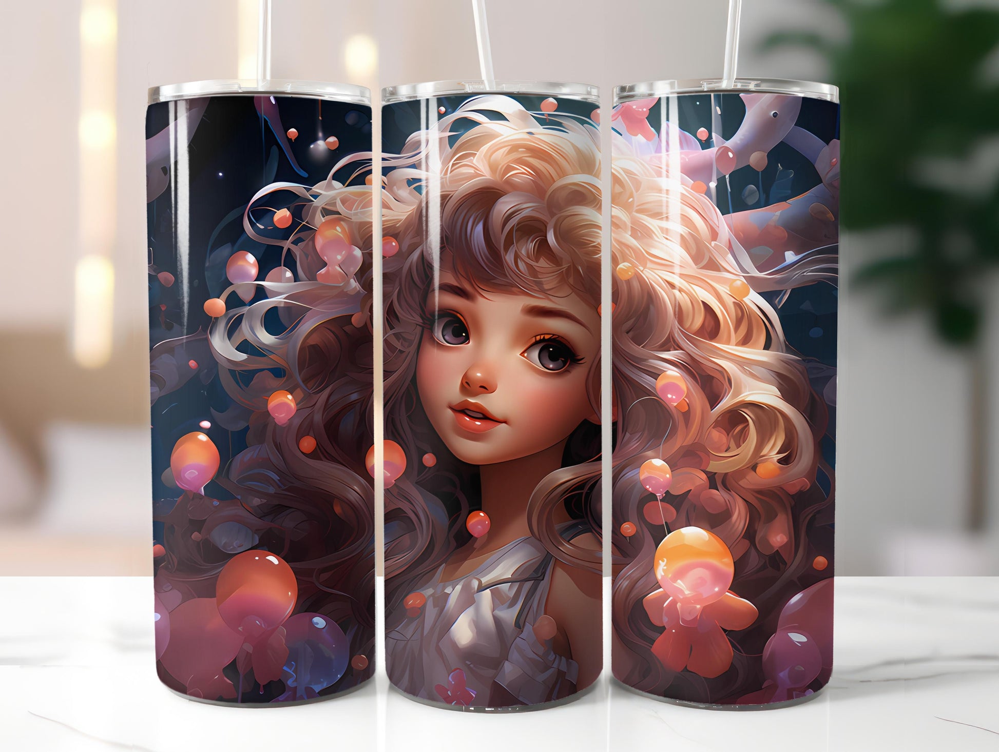 Kawaii Mermaids 2 Tumbler Wrap - CraftNest