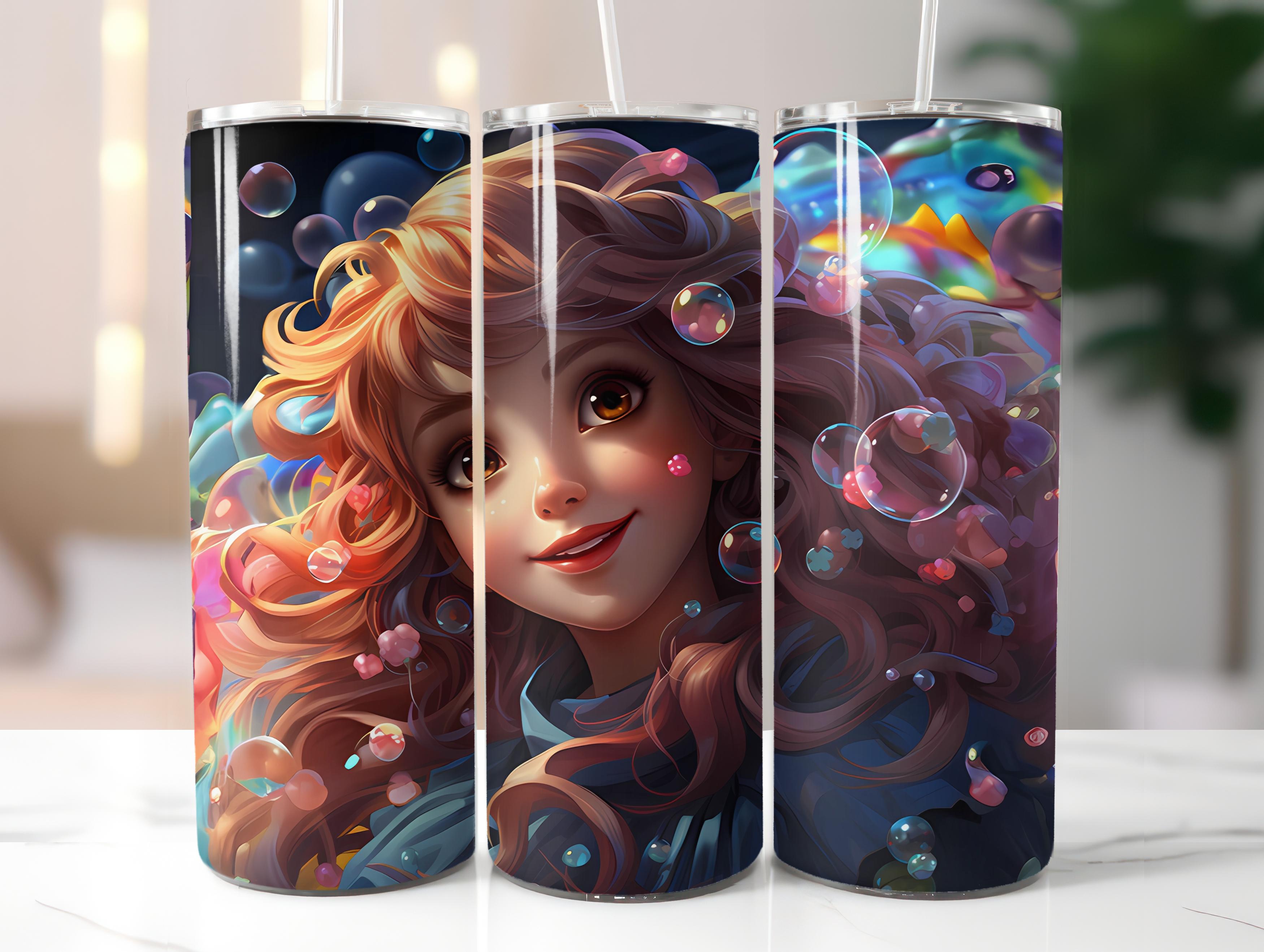 Kawaii Mermaids 2 Tumbler Wrap - CraftNest