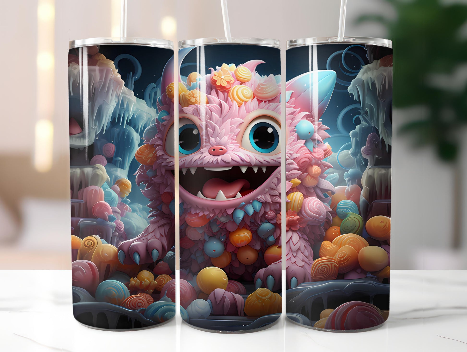 Kawaii Monsters 1 Tumbler Wrap - CraftNest