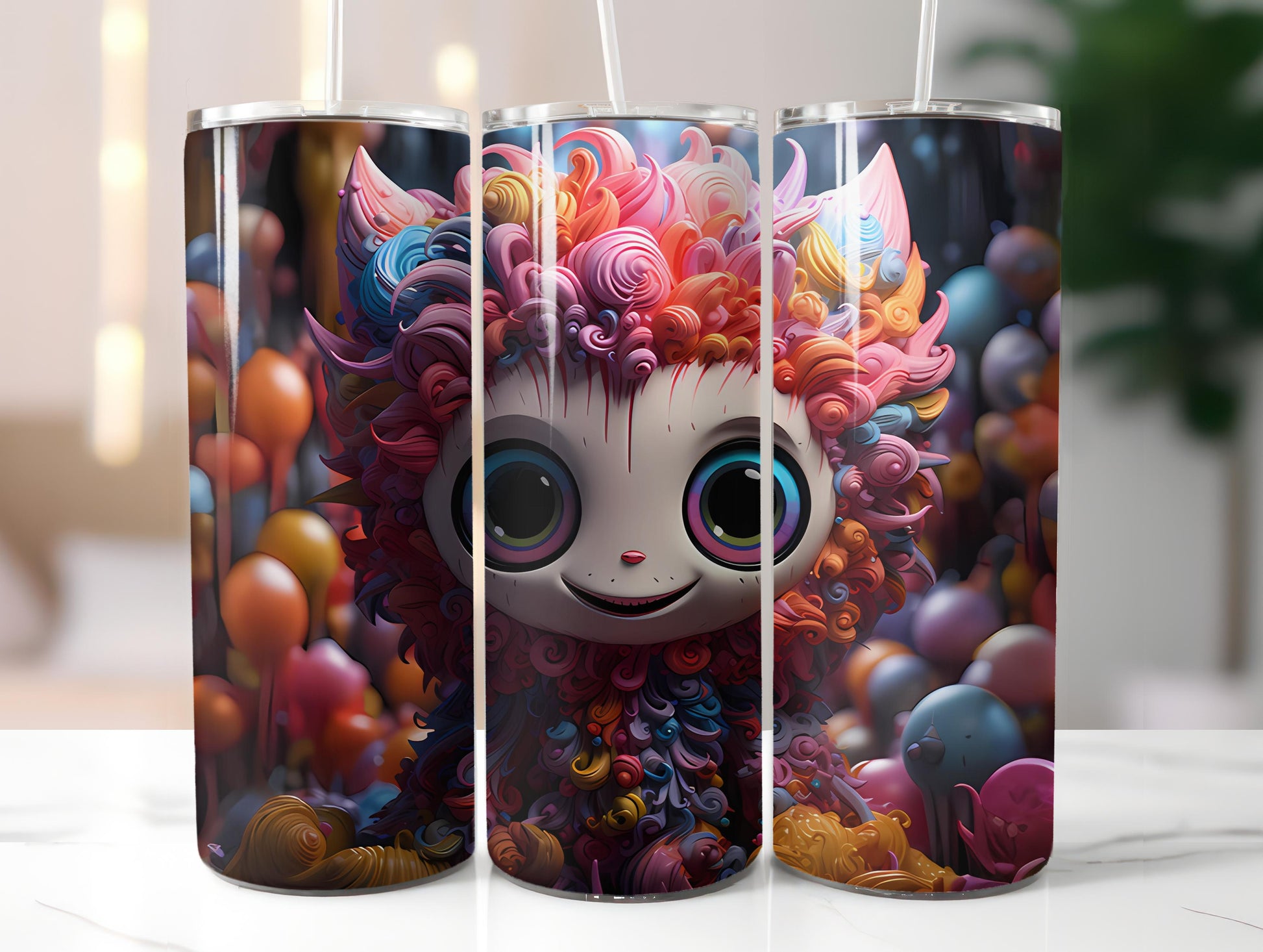 Kawaii Monsters 2 Tumbler Wrap - CraftNest