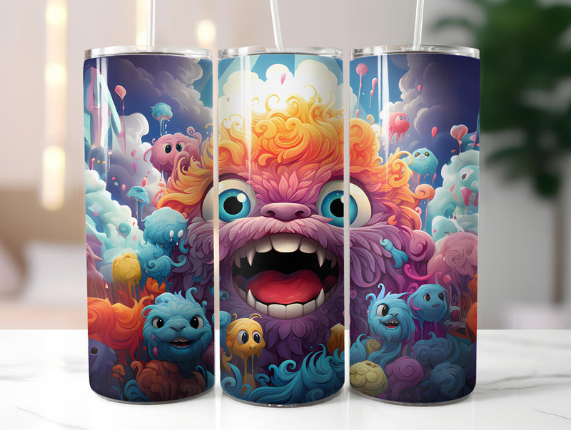 Kawaii Monsters 1 Tumbler Wrap - CraftNest