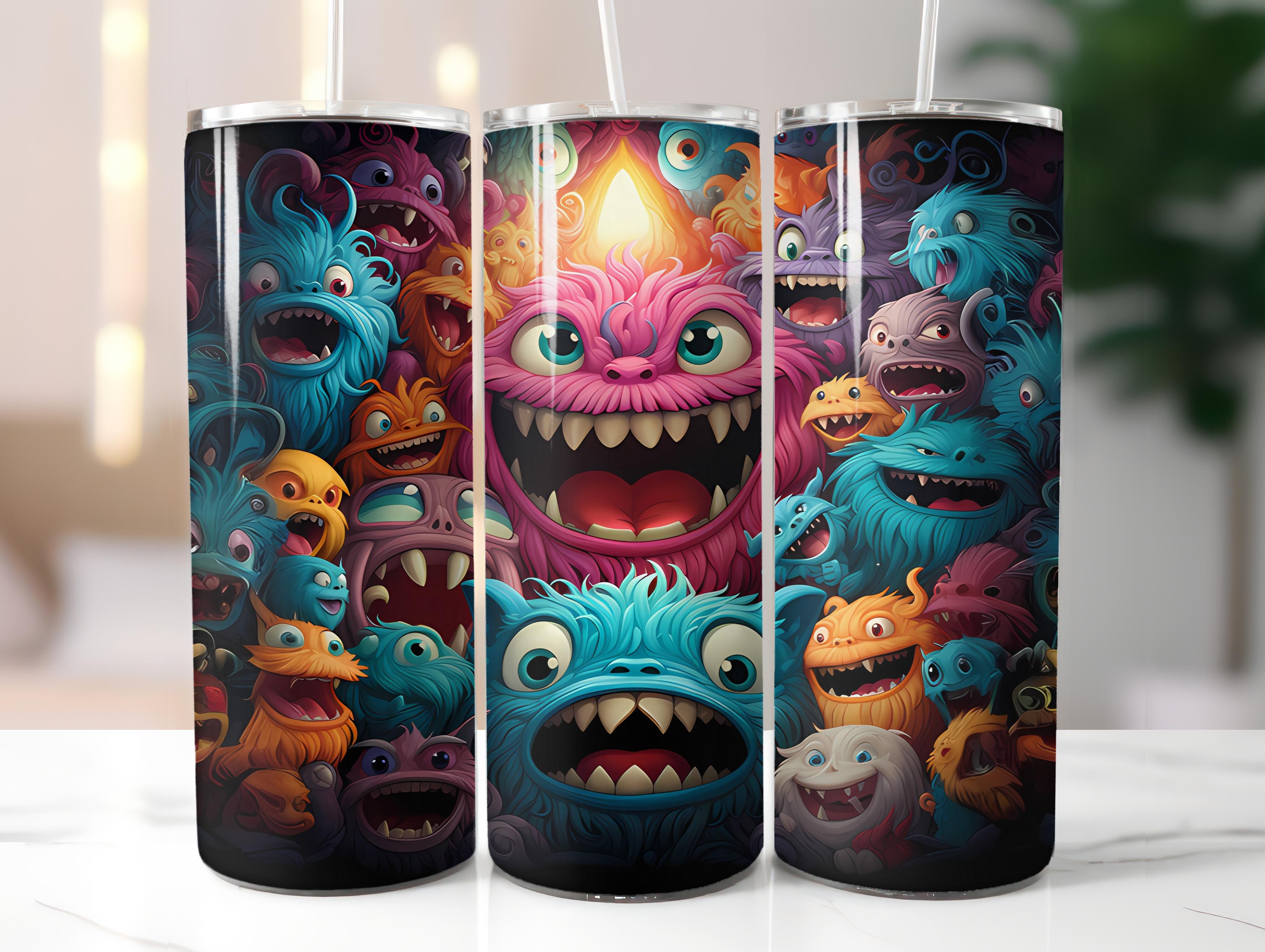 Kawaii Monsters 2 Tumbler Wrap - CraftNest