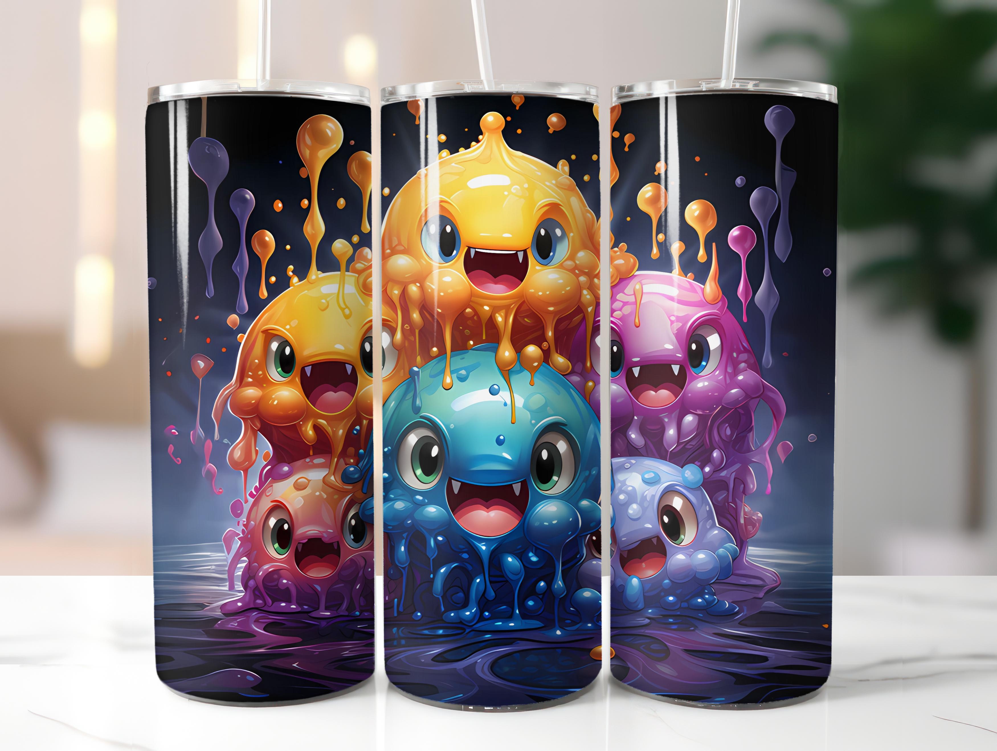 Kawaii Monsters 2 Tumbler Wrap - CraftNest