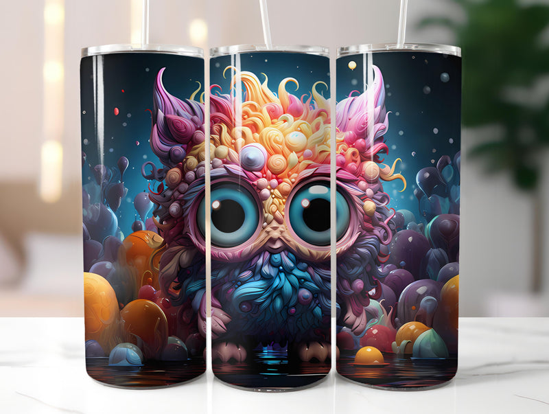 Kawaii Monsters 1 Tumbler Wrap - CraftNest