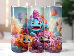 Kawaii Monsters 2 Tumbler Wrap - CraftNest