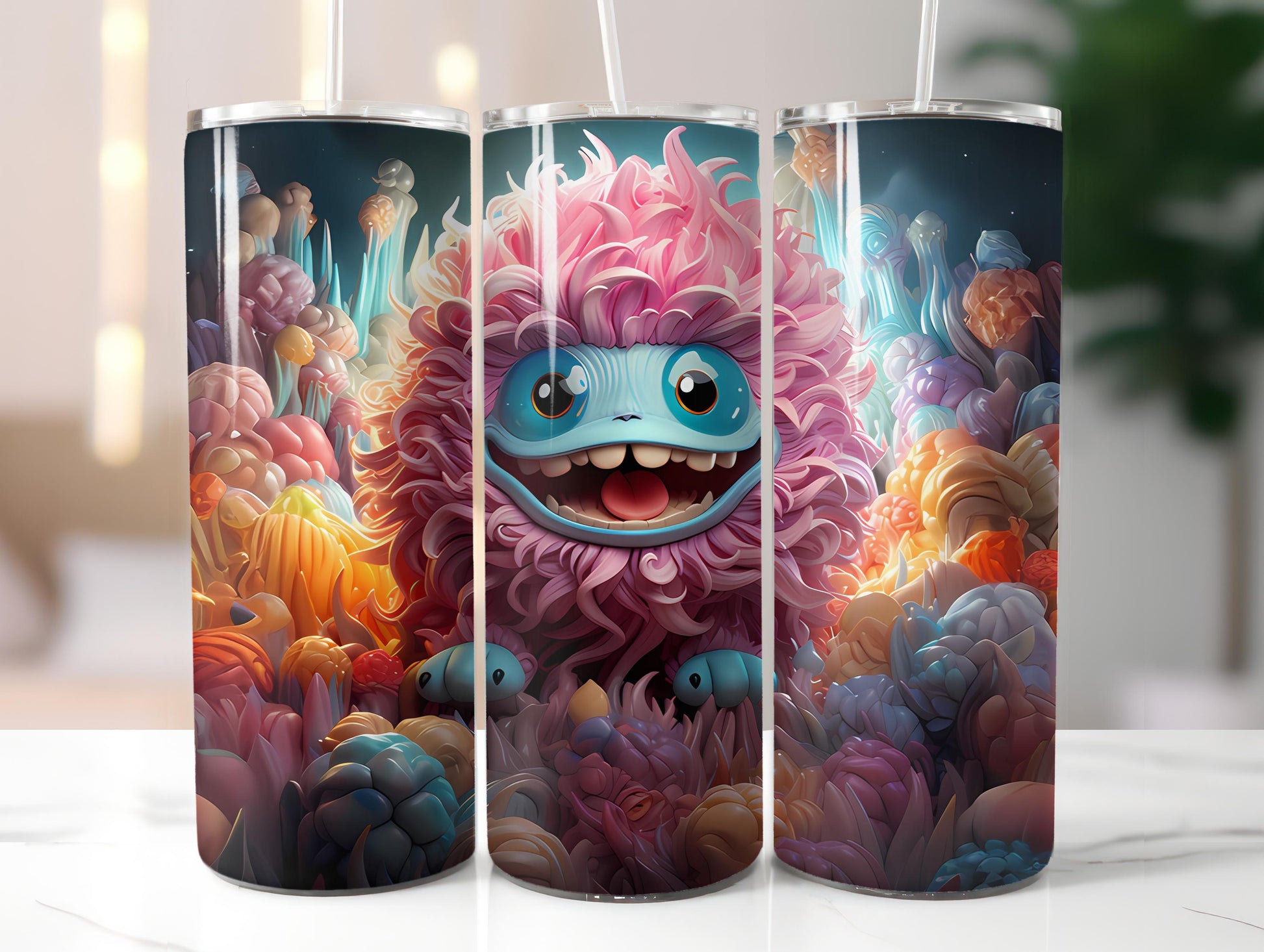 Kawaii Monsters 1 Tumbler Wrap - CraftNest