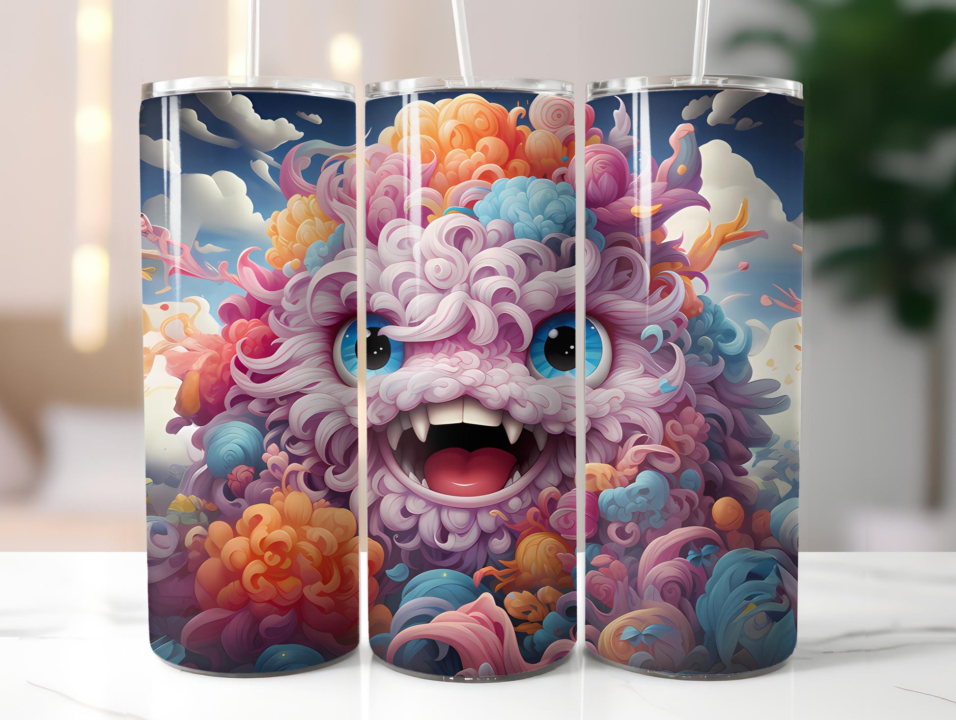 Kawaii Monsters 2 Tumbler Wrap - CraftNest