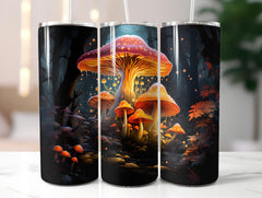 Kawaii Mushrooms 1 Tumbler Wrap - CraftNest