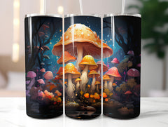 Kawaii Mushrooms 2 Tumbler Wrap - CraftNest