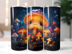 Kawaii Mushrooms 1 Tumbler Wrap - CraftNest