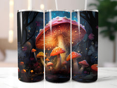 Kawaii Mushrooms 4 Tumbler Wrap - CraftNest