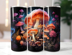 Kawaii Mushrooms 1 Tumbler Wrap - CraftNest