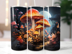 Kawaii Mushrooms 2 Tumbler Wrap - CraftNest