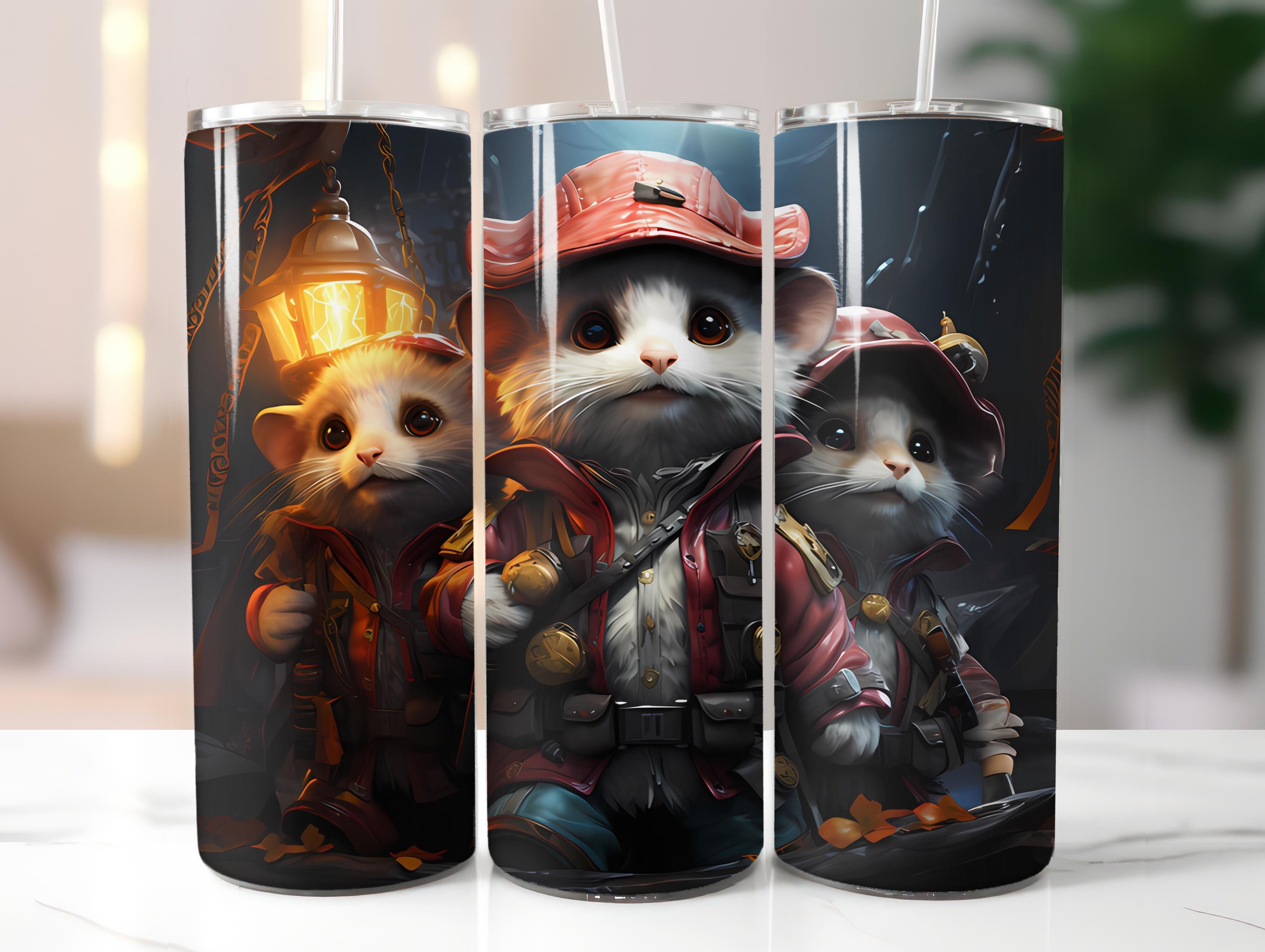 Kawaii Pirates 1 Tumbler Wrap - CraftNest