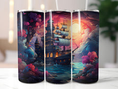 Kawaii Pirates 3 Tumbler Wrap - CraftNest