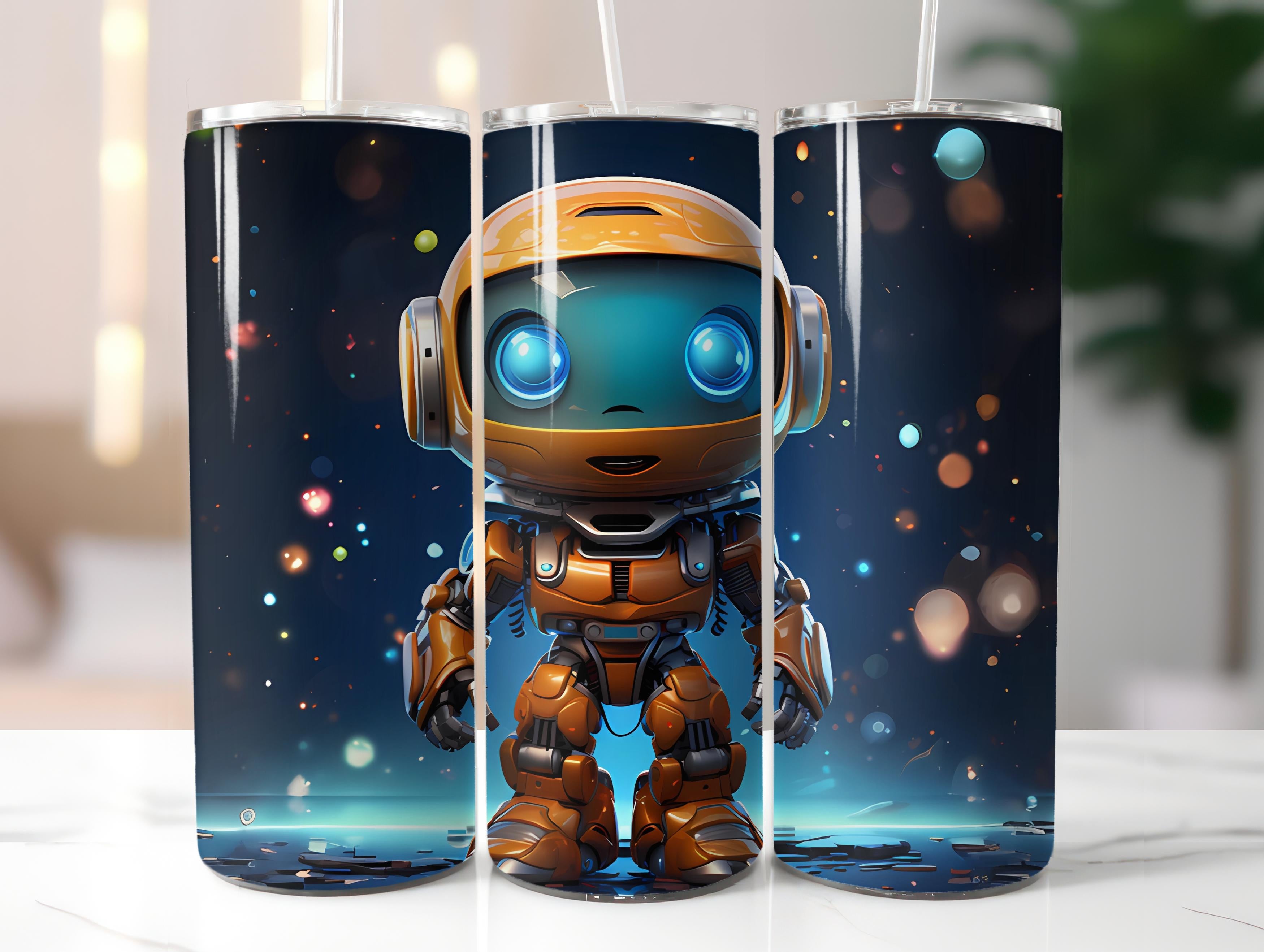 Kawaii Robots 1 Tumbler Wrap - CraftNest