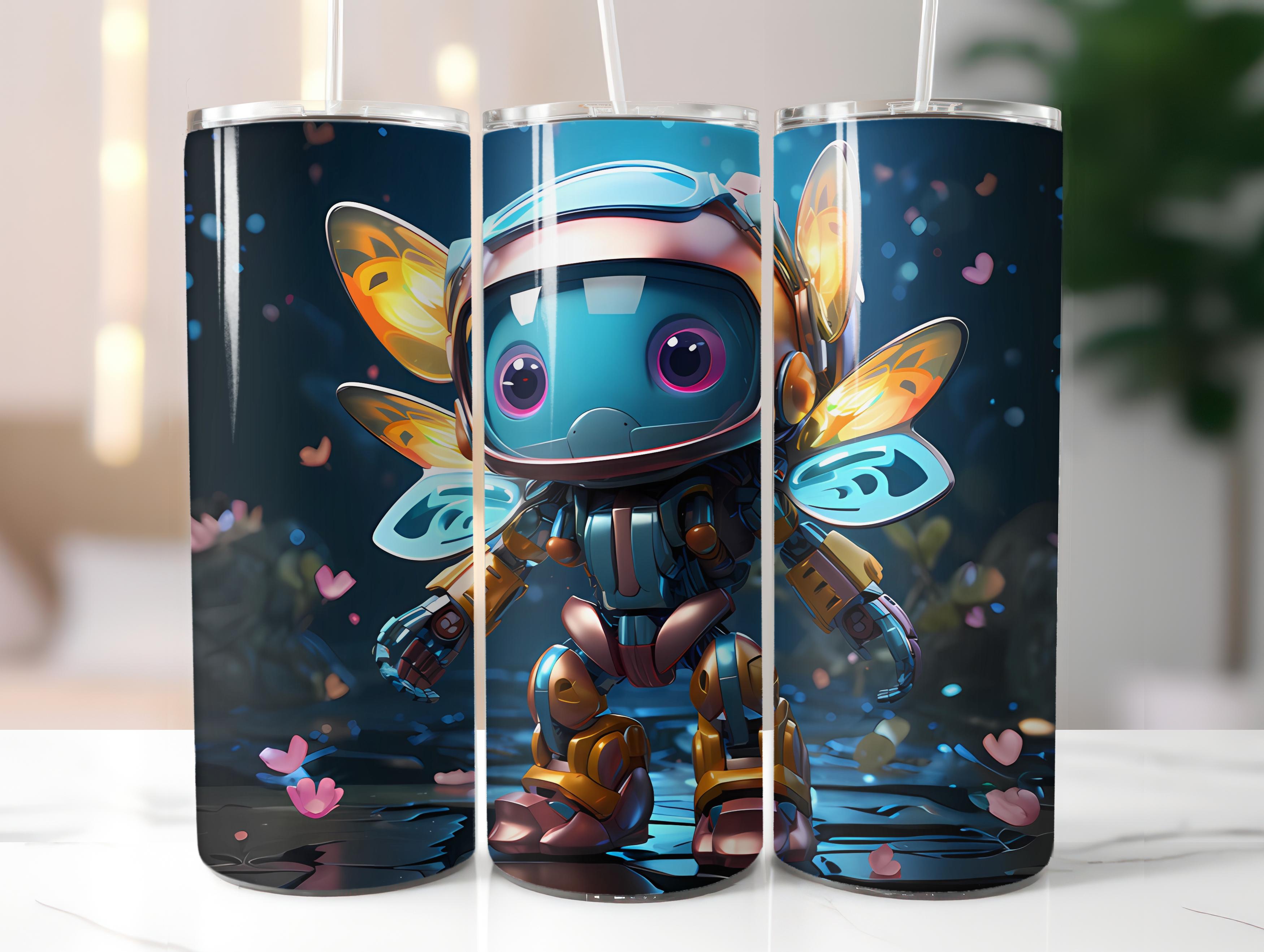 Kawaii Robots 1 Tumbler Wrap - CraftNest