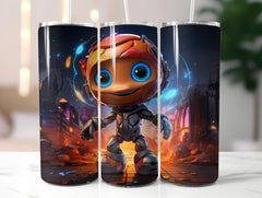 Kawaii Robots 1 Tumbler Wrap - CraftNest