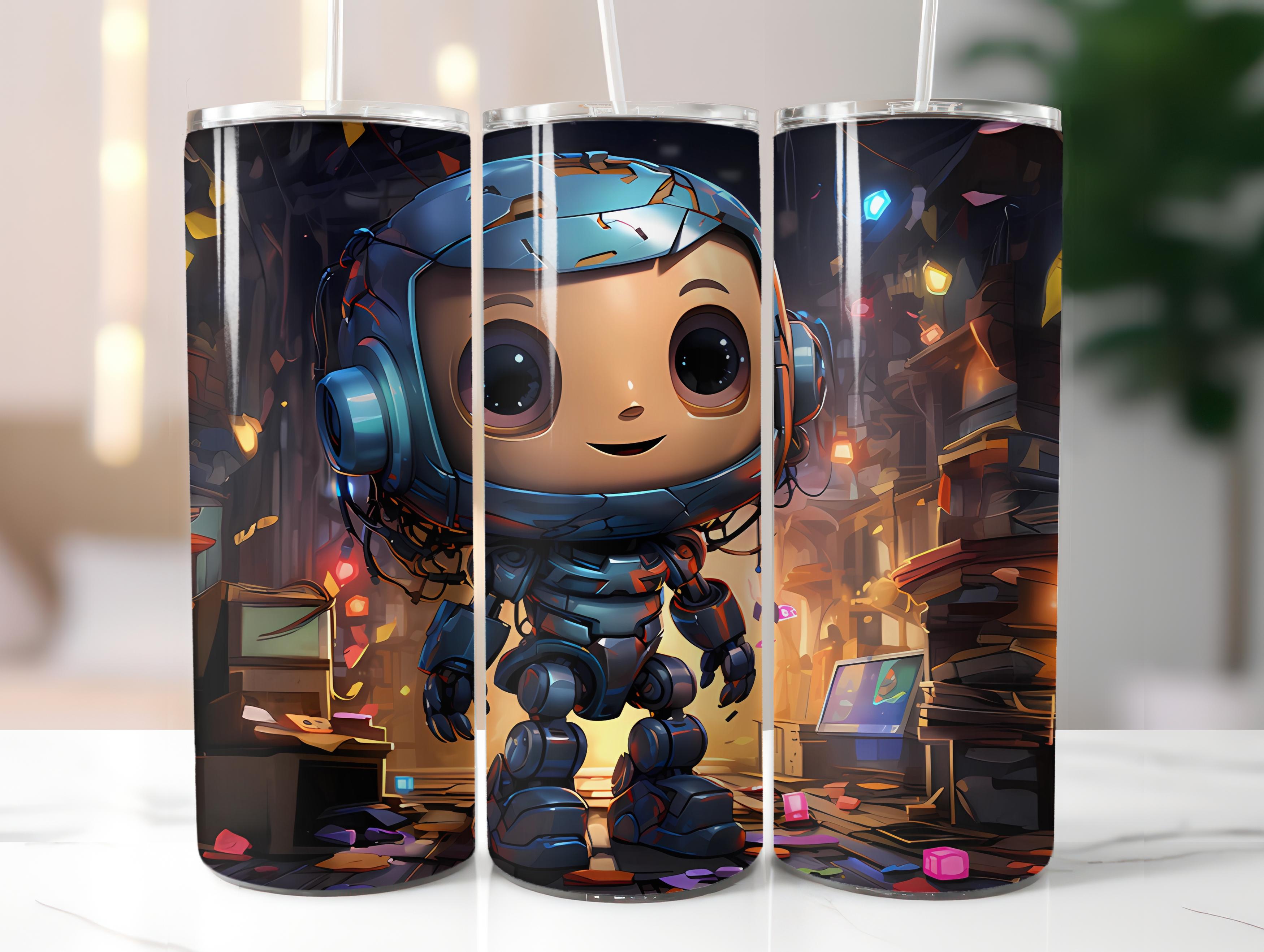 Kawaii Robots 1 Tumbler Wrap - CraftNest