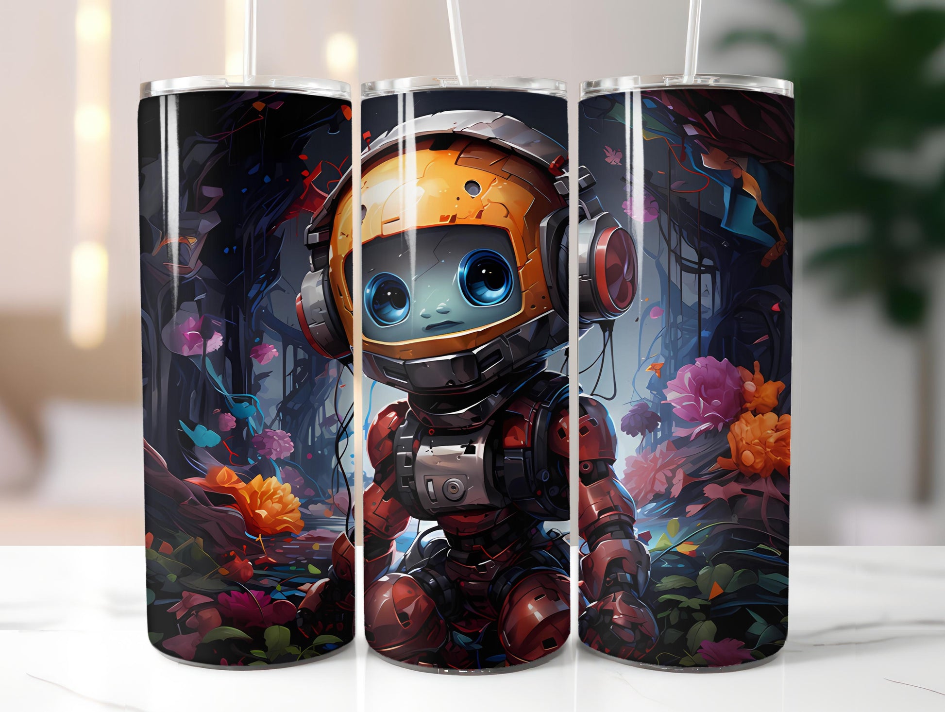 Kawaii Robots 1 Tumbler Wrap - CraftNest