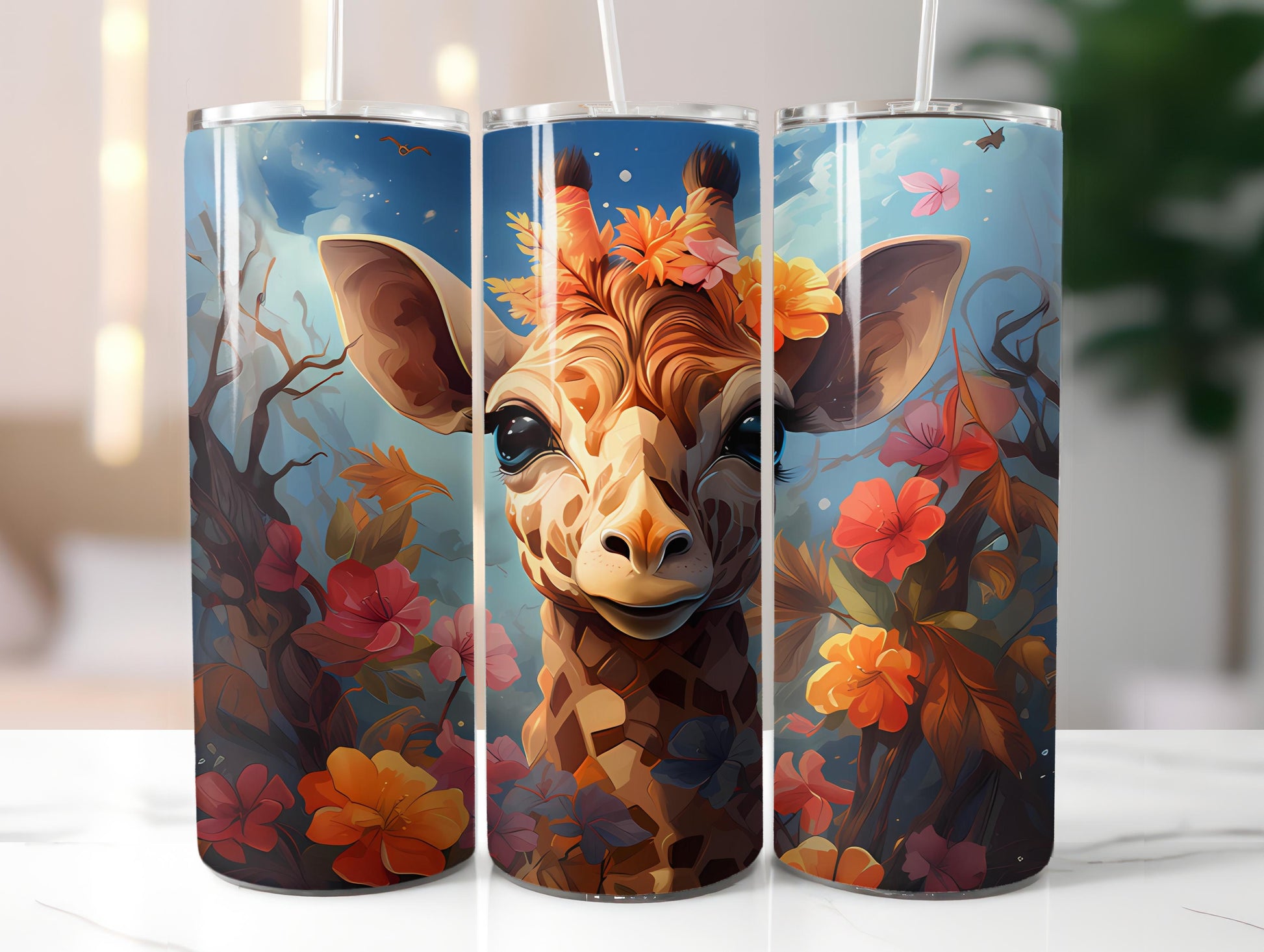 Kawaii Safari 2 Tumbler Wrap - CraftNest