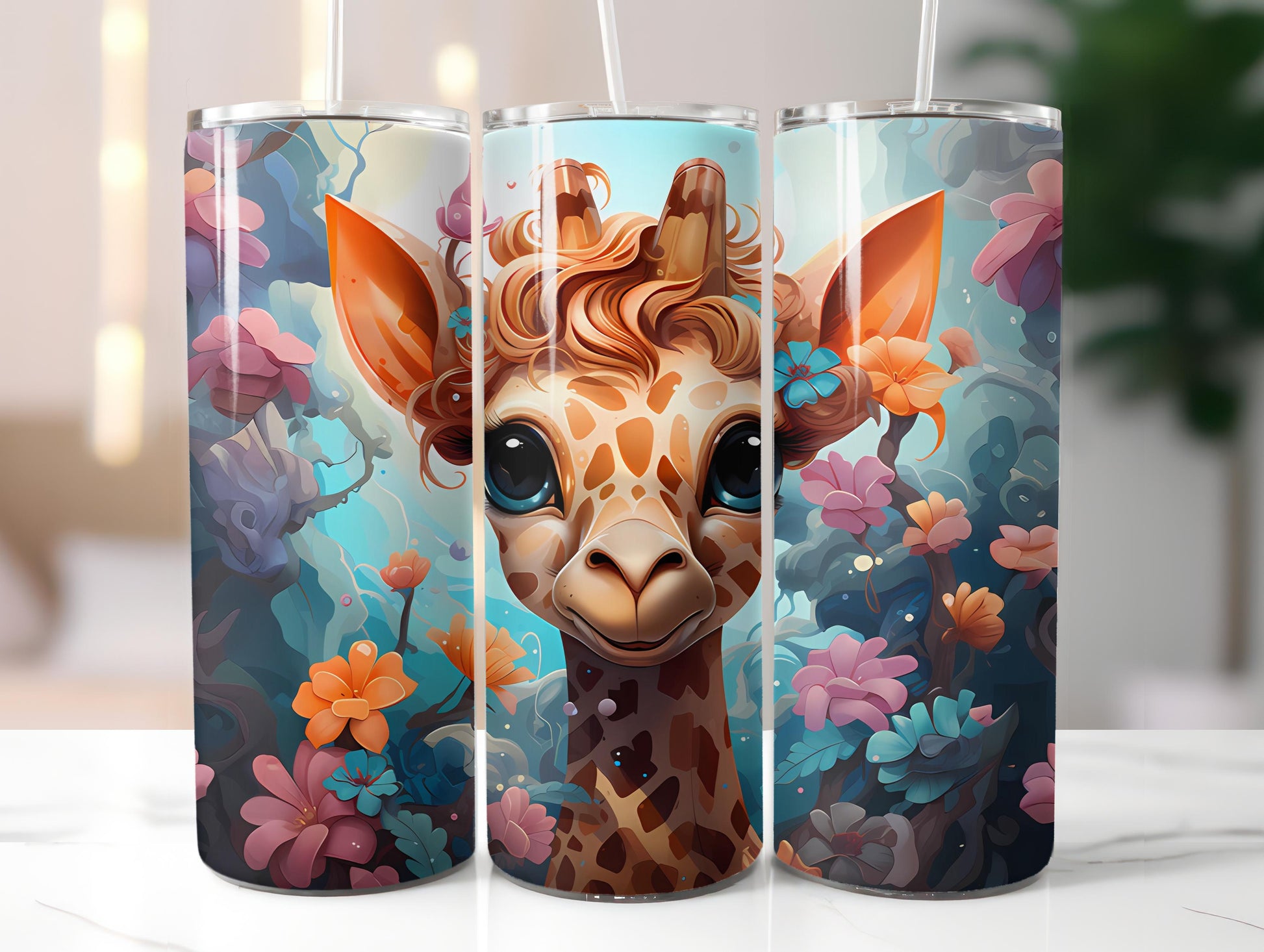 Kawaii Safari 1 Tumbler Wrap - CraftNest