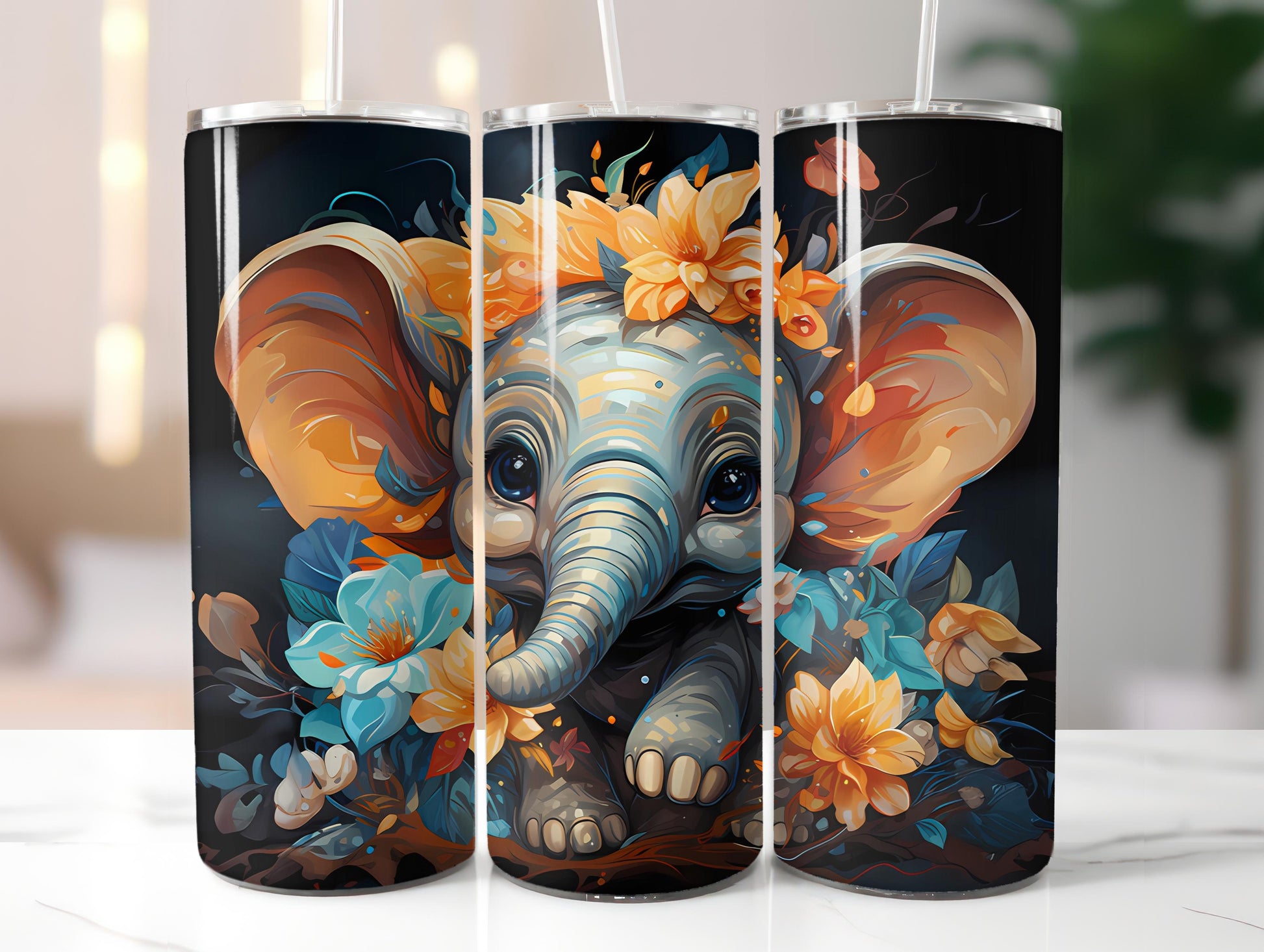 Kawaii Safari 2 Tumbler Wrap - CraftNest