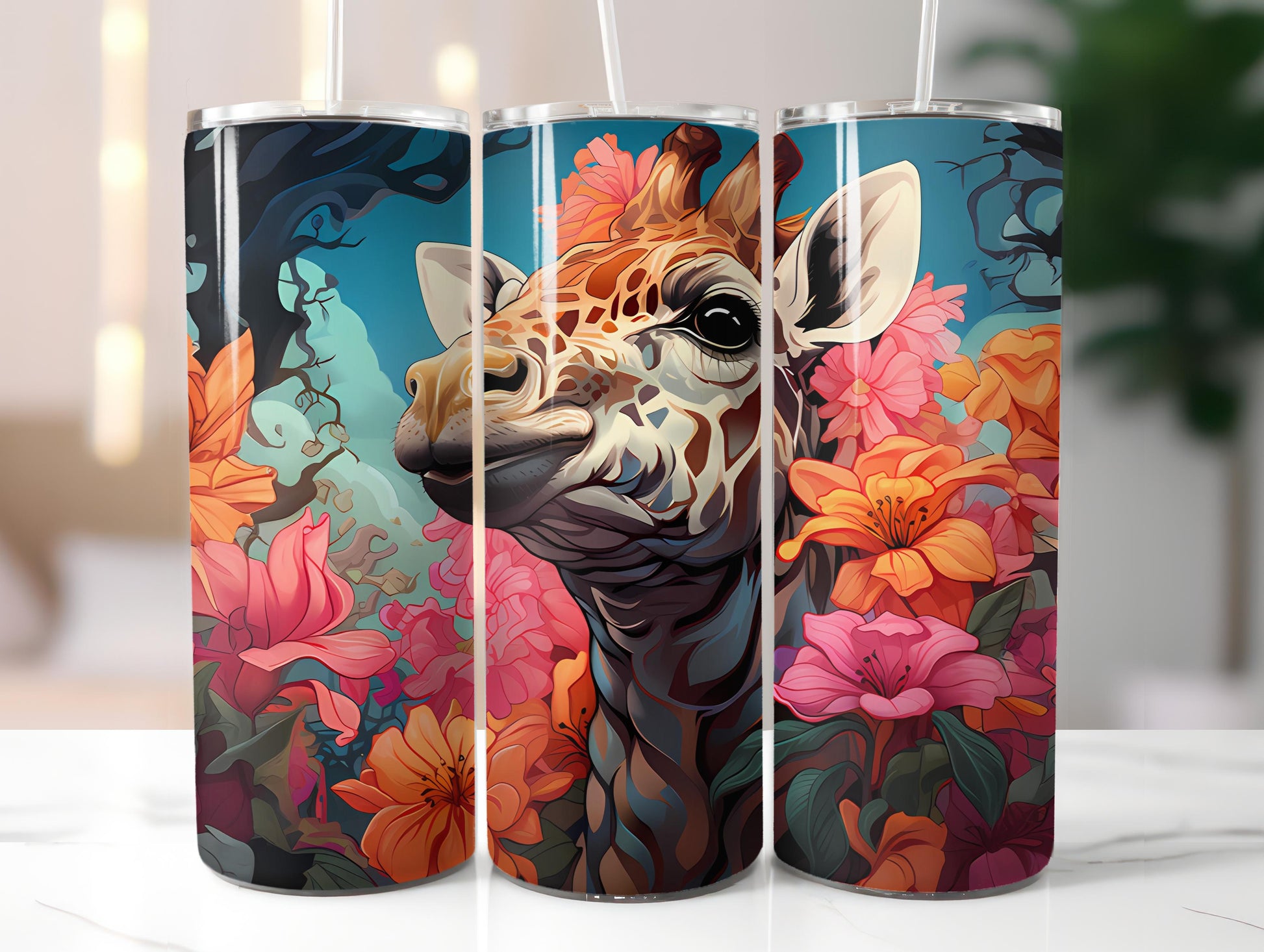 Kawaii Safari 1 Tumbler Wrap - CraftNest