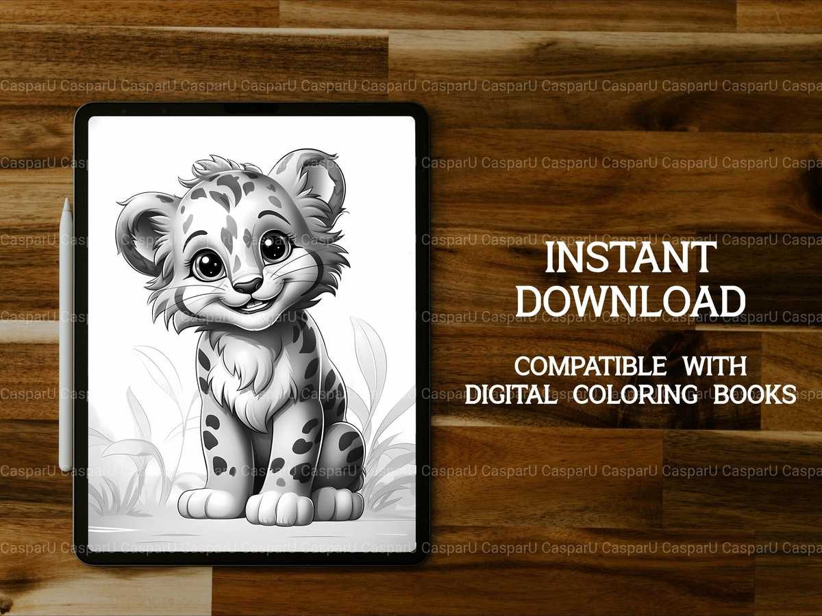 Kawaii Safari Coloring Books - CraftNest