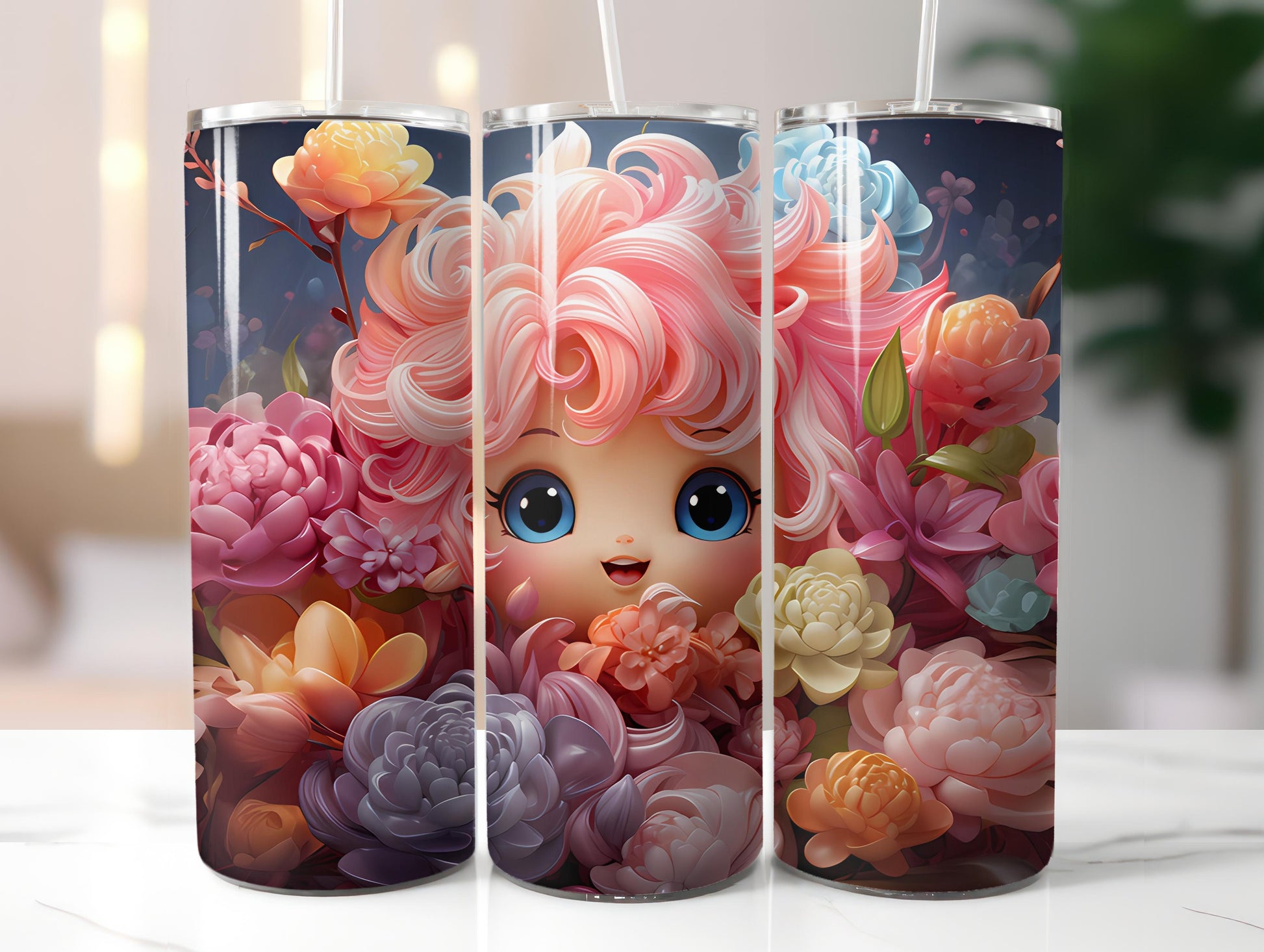 Kawaii Spring 3 Tumbler Wrap - CraftNest