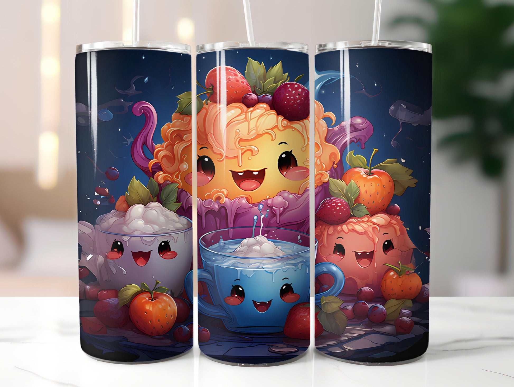 Kawaii Tea 2 Tumbler Wrap - CraftNest