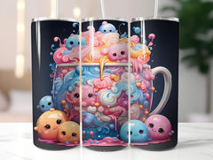 Kawaii Tea 1 Tumbler Wrap - CraftNest