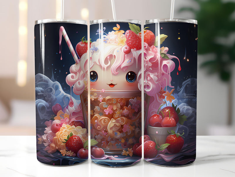 Kawaii Tea 1 Tumbler Wrap - CraftNest