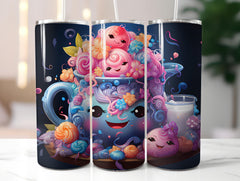 Kawaii Tea 2 Tumbler Wrap - CraftNest