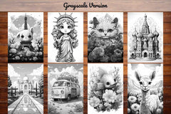 Kawaii Travel Coloring Books - CraftNest