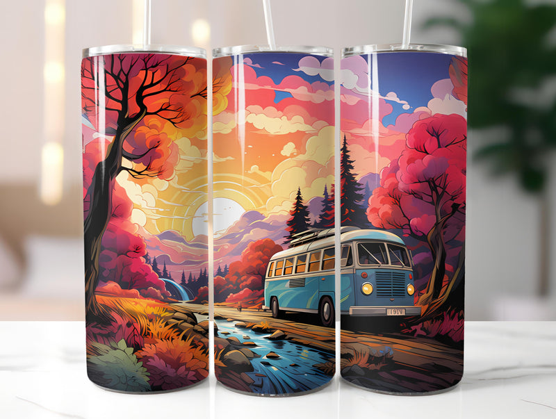 Kawaii Travel 1 Tumbler Wrap - CraftNest