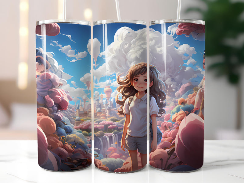 Kawaii Travel 2 Tumbler Wrap - CraftNest