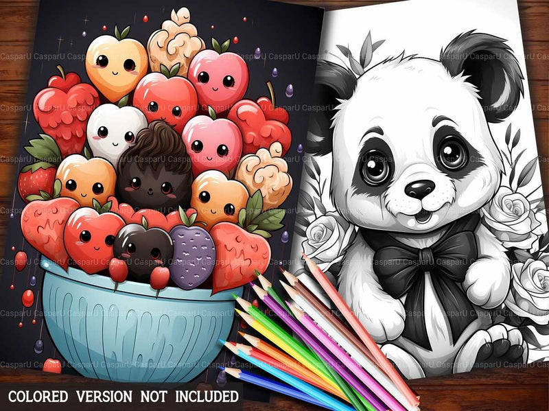 Kawaii Beach Coloring Books - CraftNest