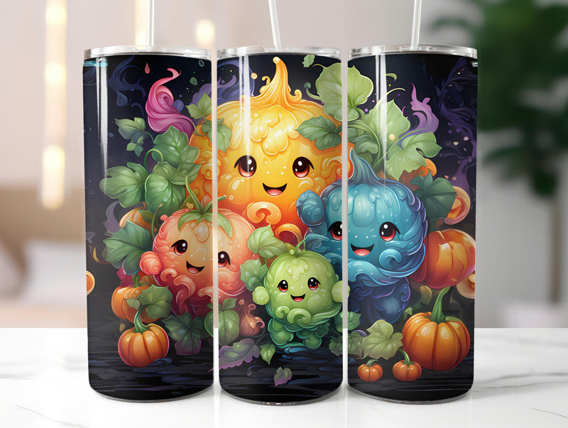 Kawaii Vegetables 6 Tumbler Wrap - CraftNest