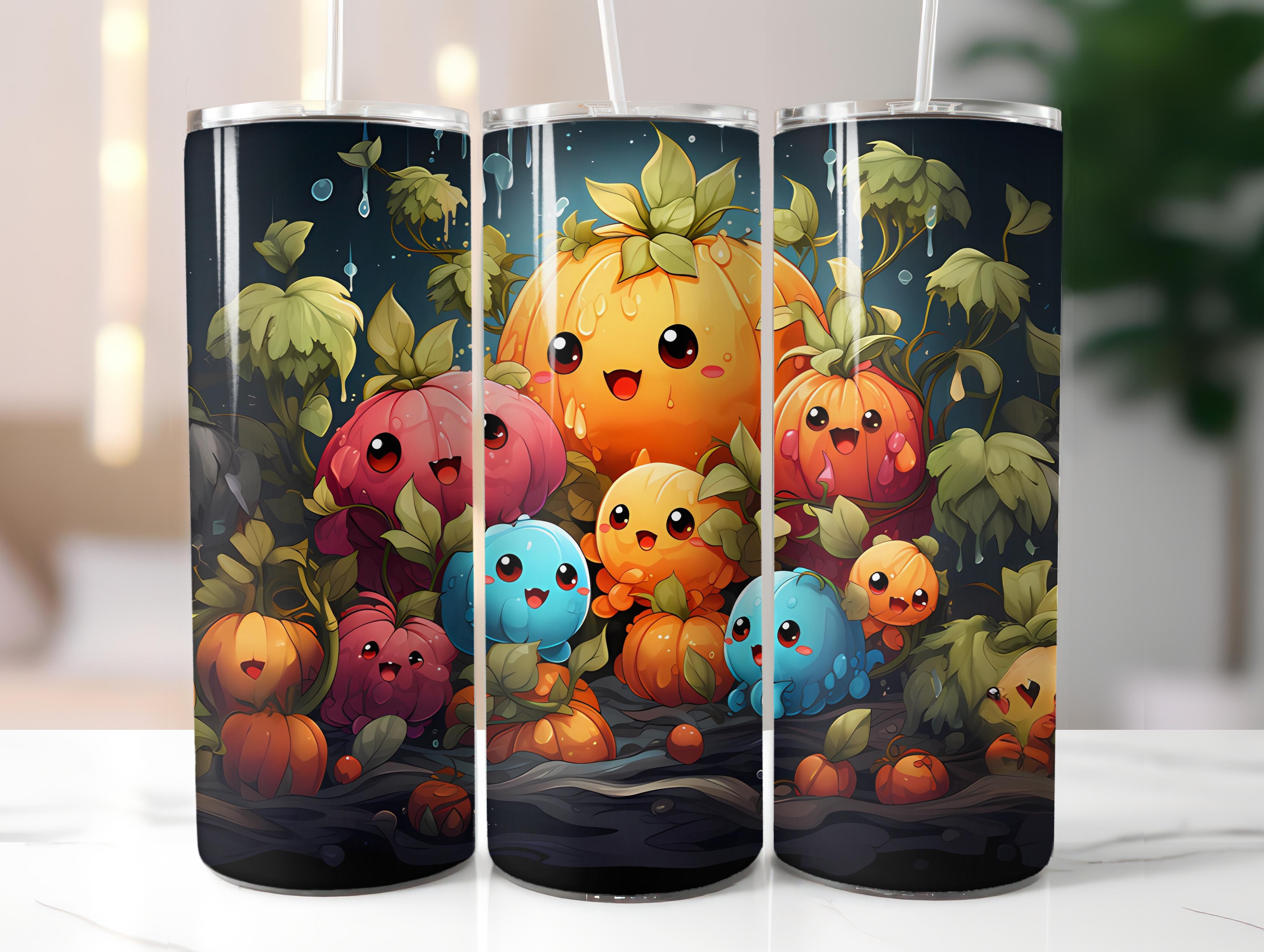 Kawaii Vegetables 5 Tumbler Wrap - CraftNest