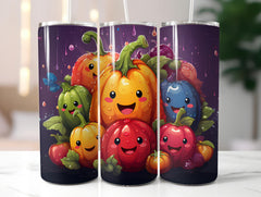 Kawaii Vegetables 2 Tumbler Wrap - CraftNest