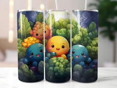 Kawaii Vegetables 6 Tumbler Wrap - CraftNest