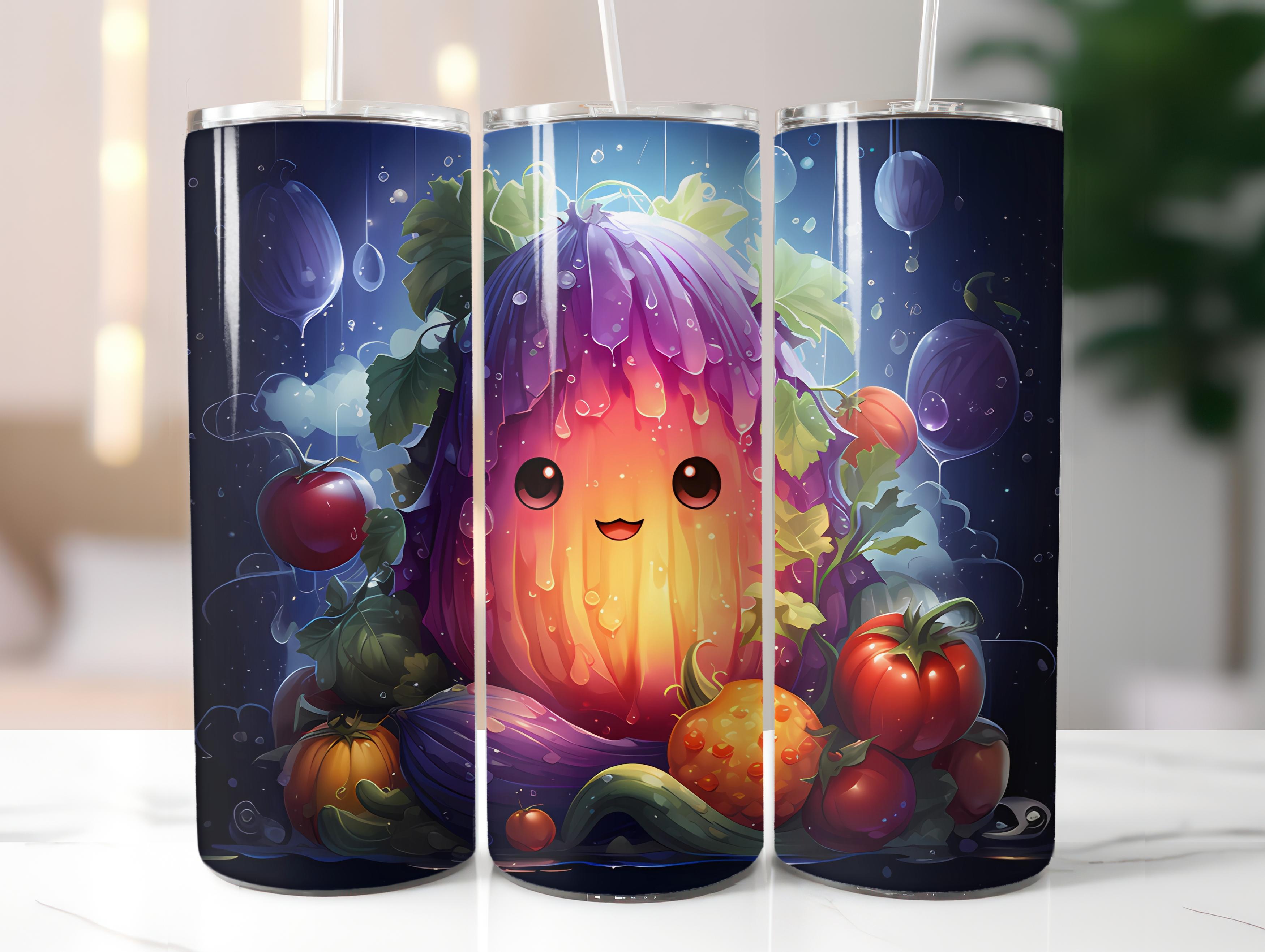 Kawaii Vegetables 6 Tumbler Wrap - CraftNest