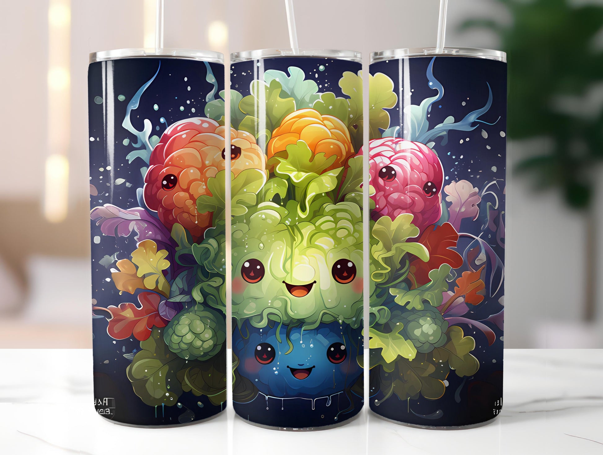 Kawaii Vegetables 5 Tumbler Wrap - CraftNest